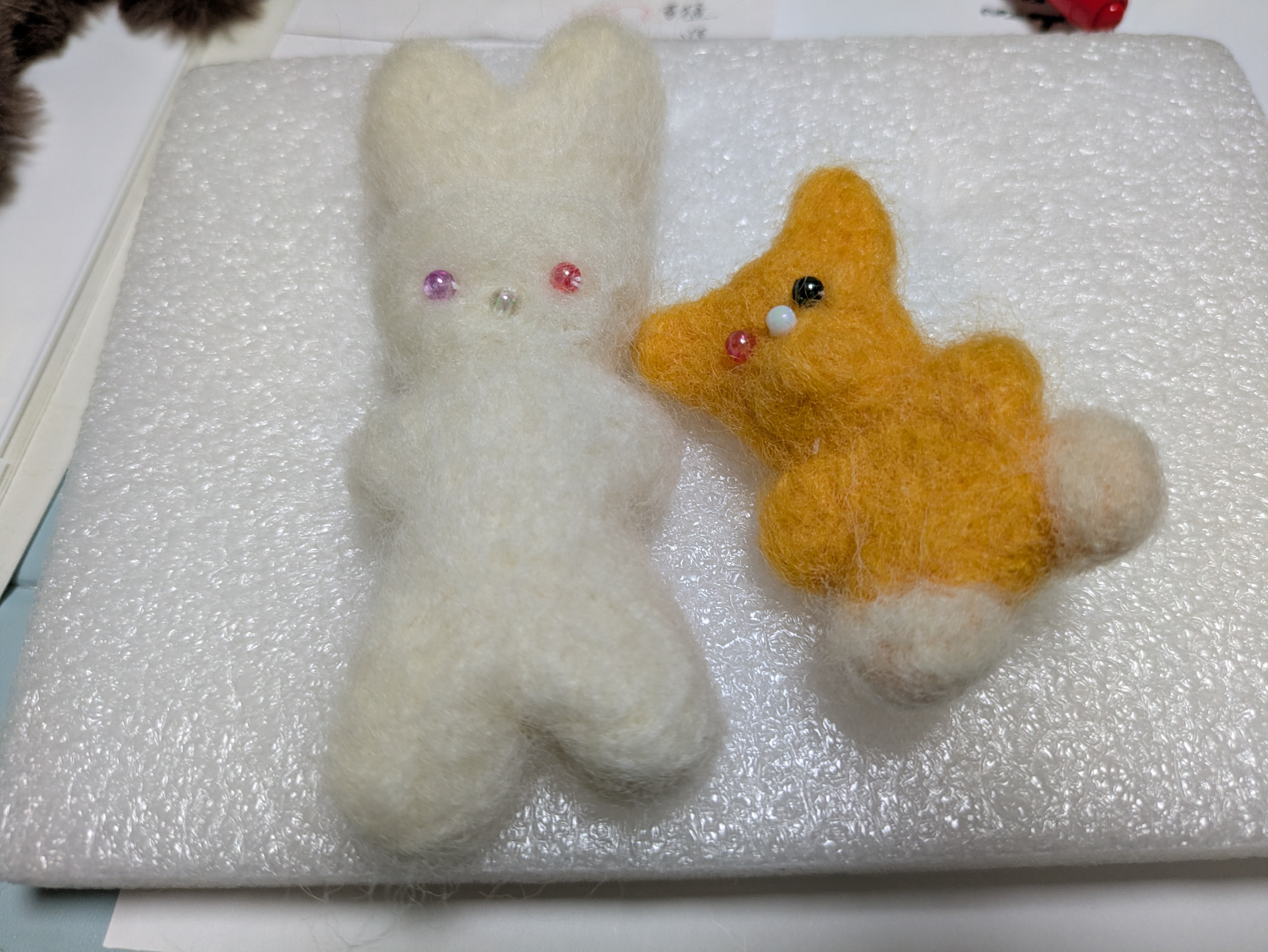 羊毛フェルト　　パグカー　スイフト180sx 受注制作（羊毛ミニカー） 羊毛フェルト アトリエクラウン 通販