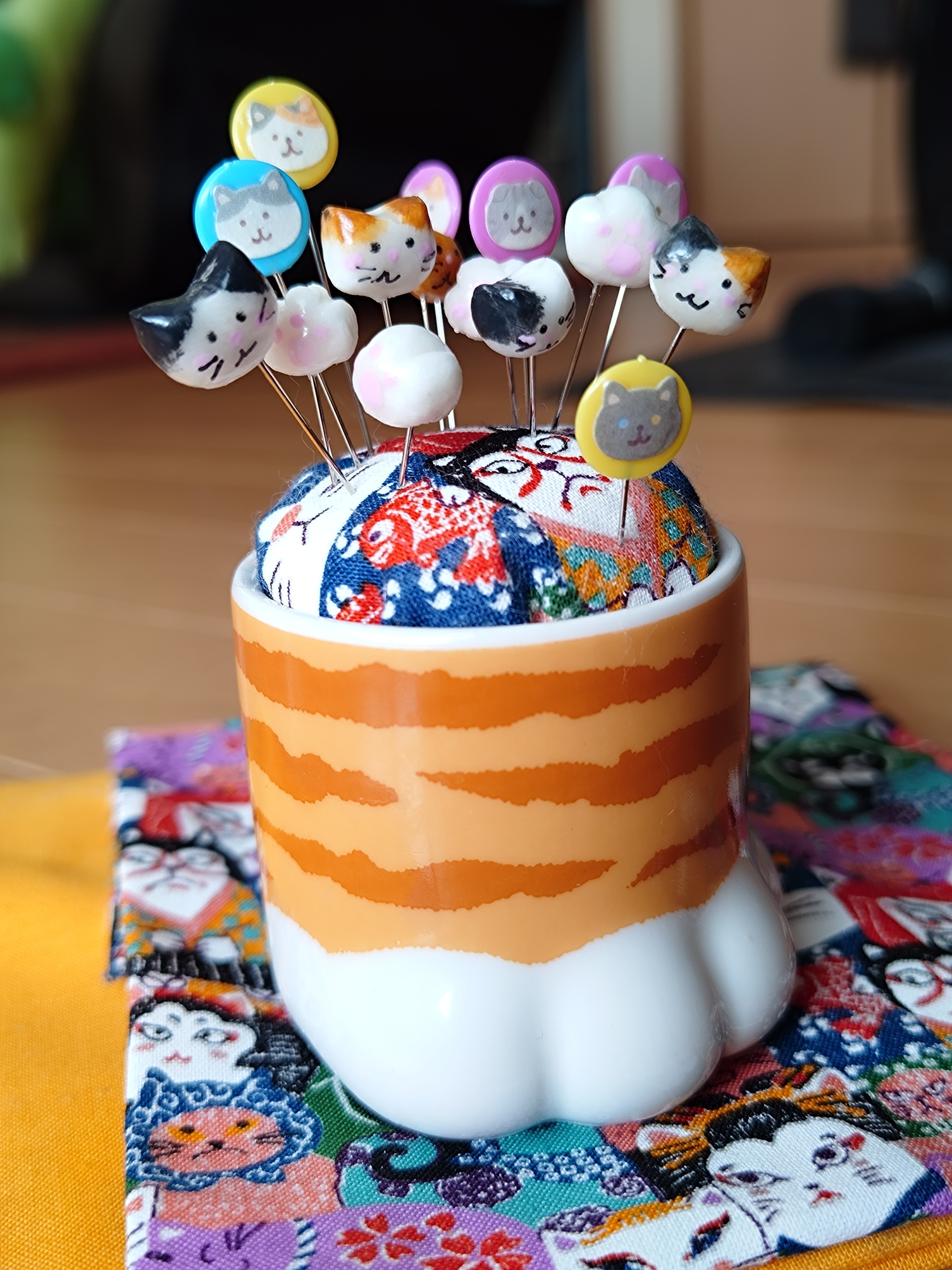 ニャンコピンクッションとニャンコまち針 | CAINZ DIY Square