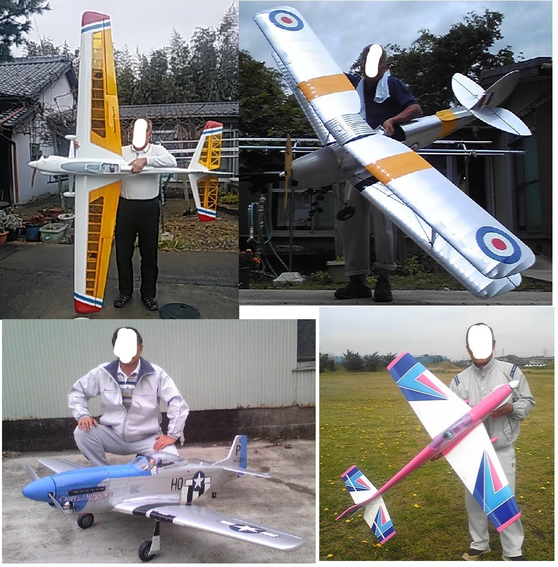 ♦ラジコン飛行機2台♦自作飛行機ともう一台は忘れました ♢ラジコン飛行機2台♢自作飛行機ともう一台は忘れました