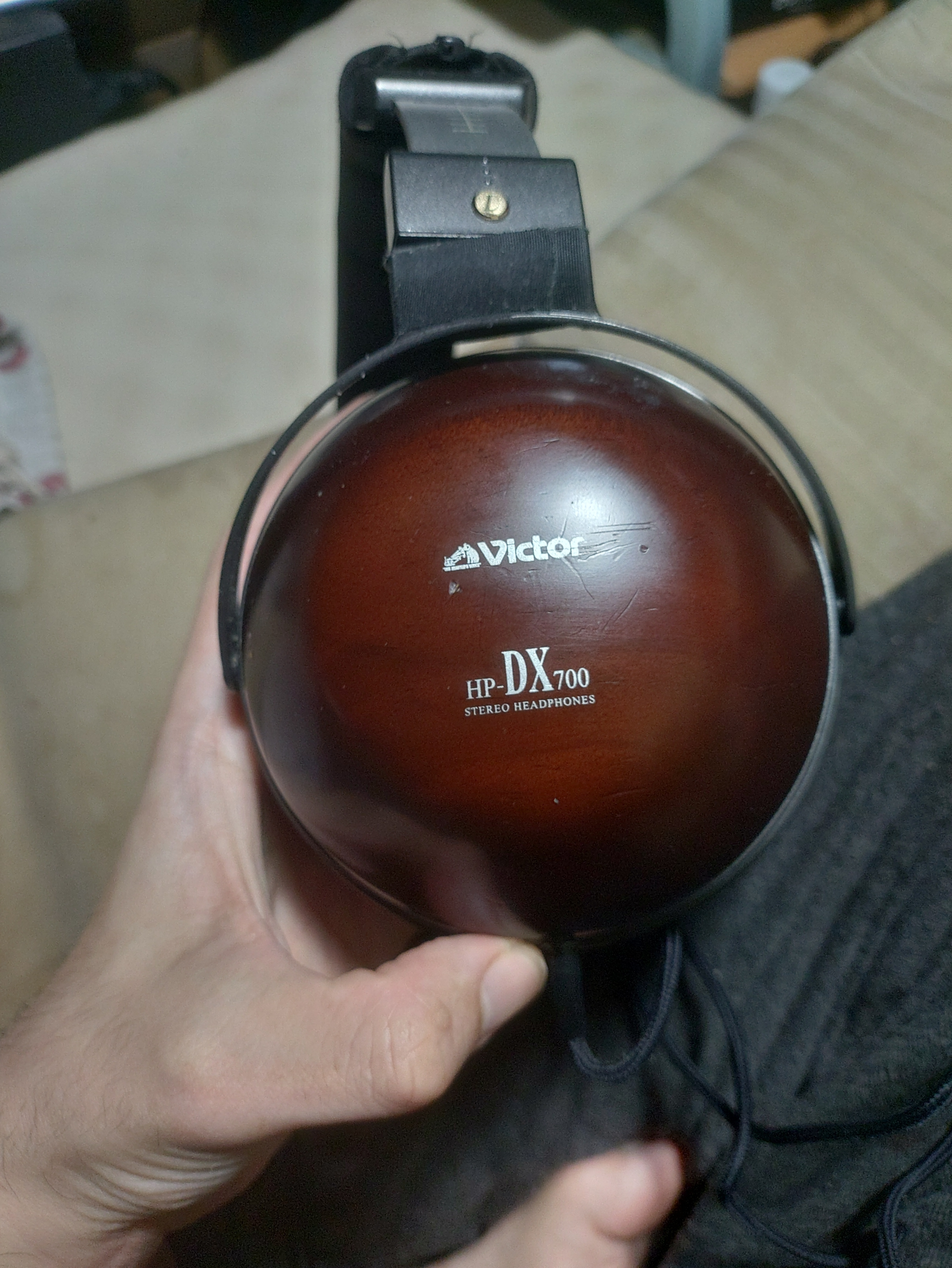 ビクター HP-DX1000  欠品 ジャンク品 名機！JVCビクターヘッドフォン HP-DX1000（ジャンク品） - メルカリ