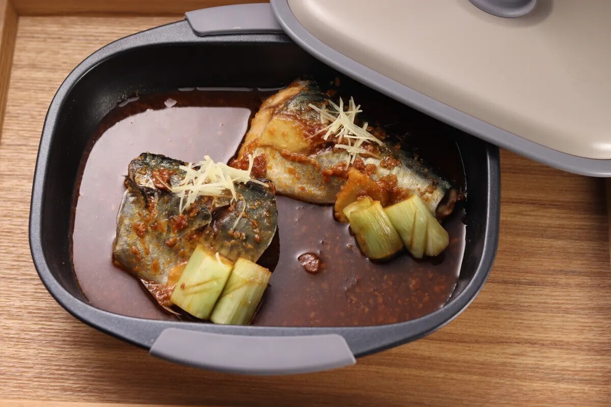 鯖の味噌煮【レンジで楽チングリルプレート角型】 | CAINZ DIY Square
