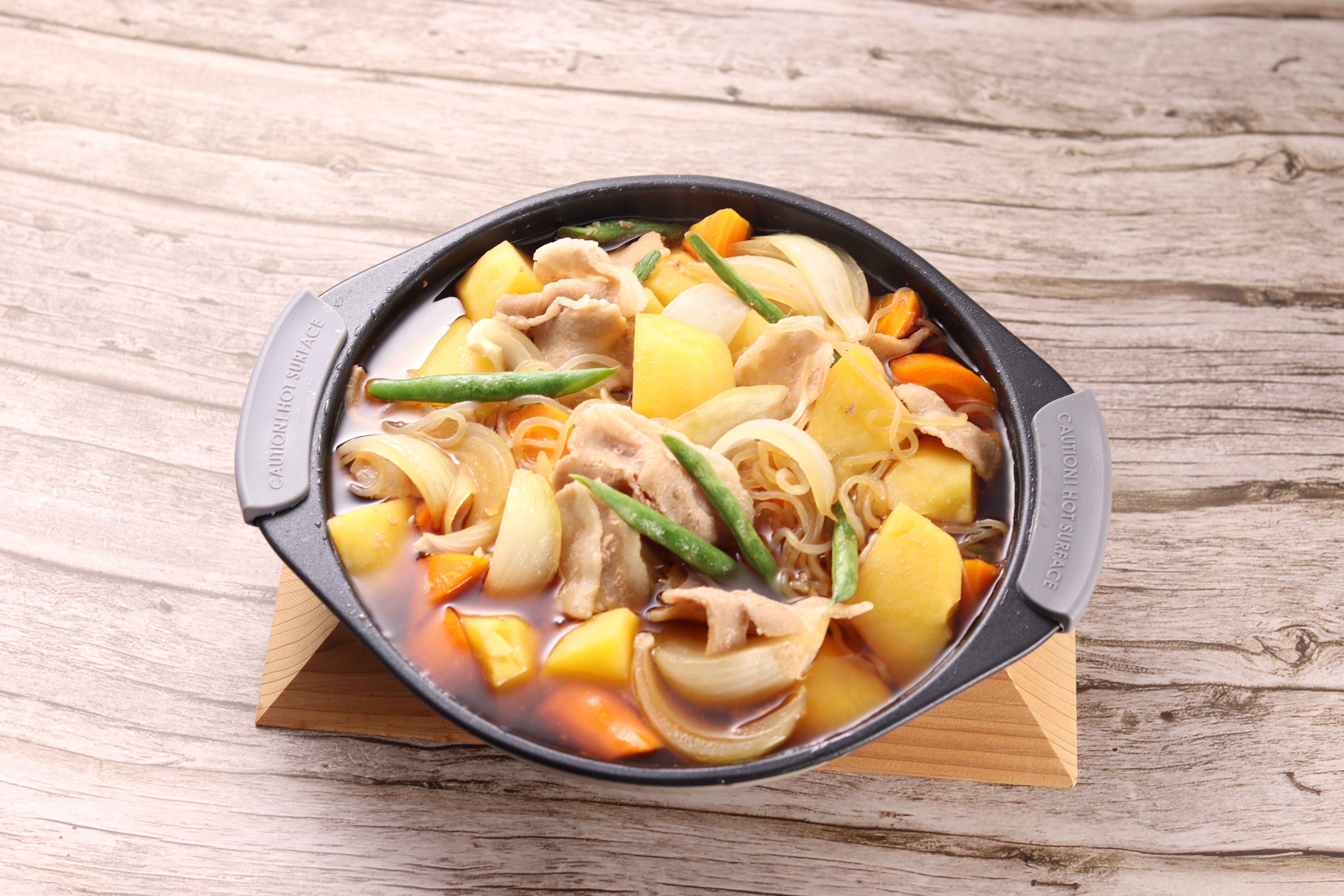 にくじゃが丸‼ 肉じゃが【レンジで楽チン グリルプレート 丸型】 | CAINZ DIY