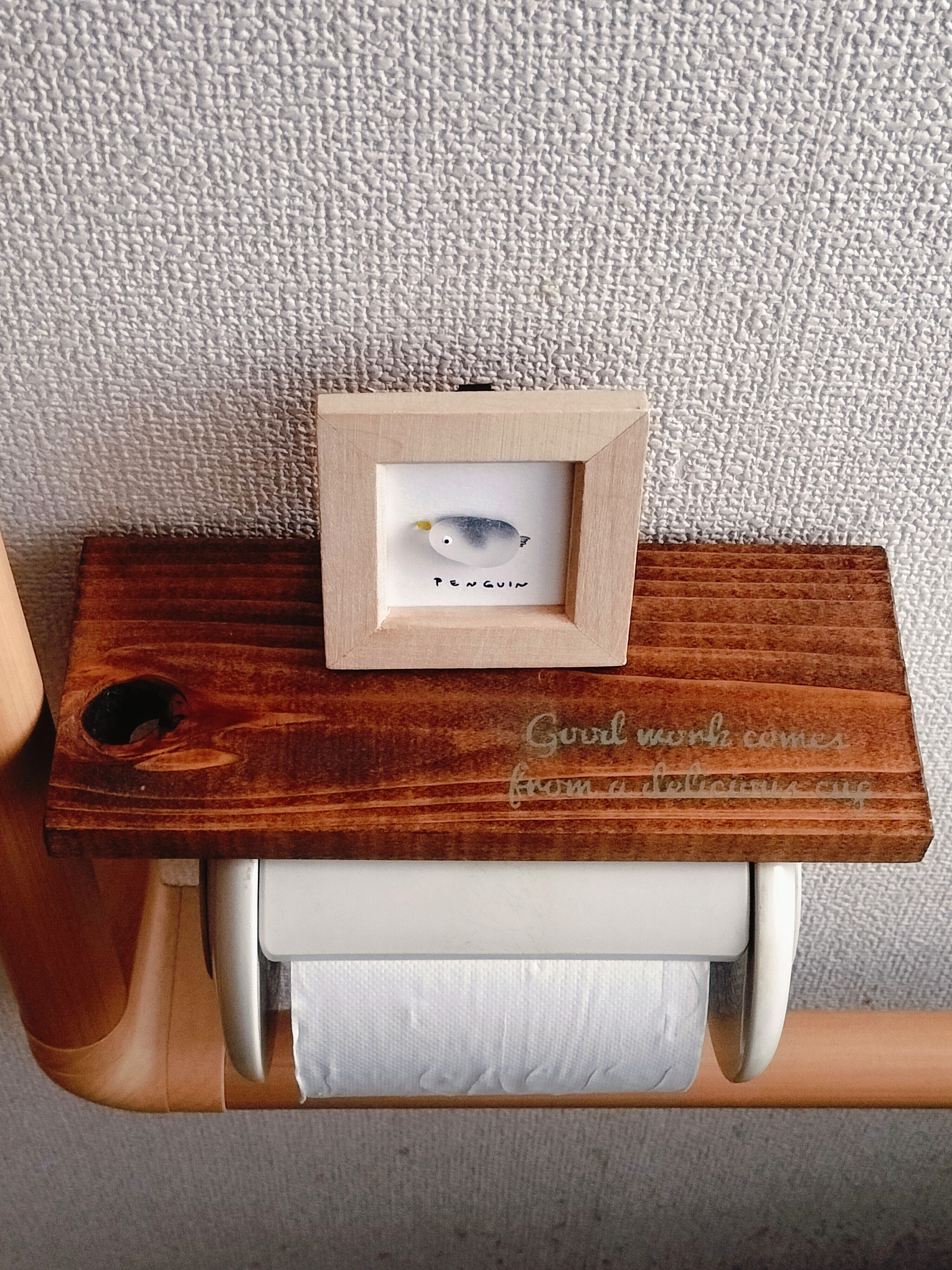 トイレットペーパーホルダーに簡易棚 | CAINZ DIY Square