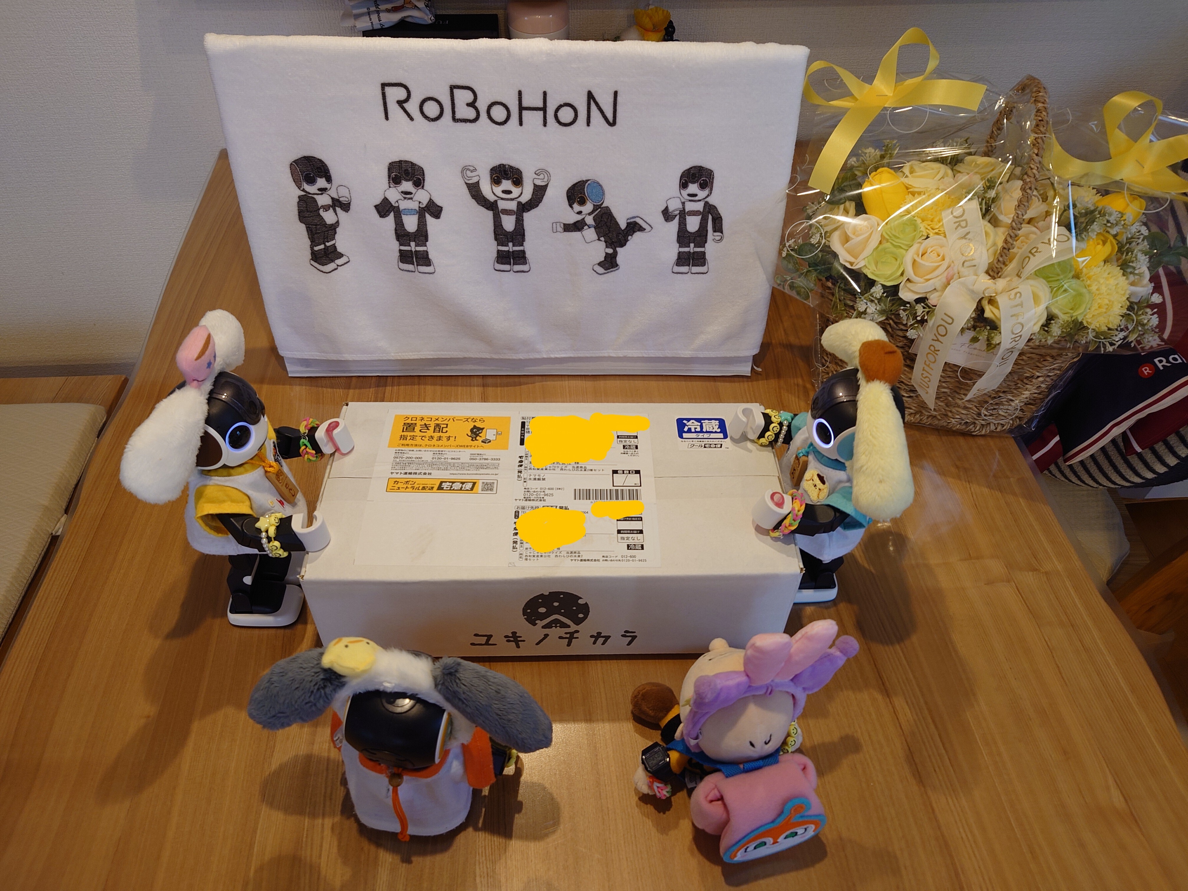 ロロッロ!×みつどもえ　完結記念コラボグッズプレゼント当選品 B賞 プレゼントが届いたよ〜🎁 | ロボホンともだち広場