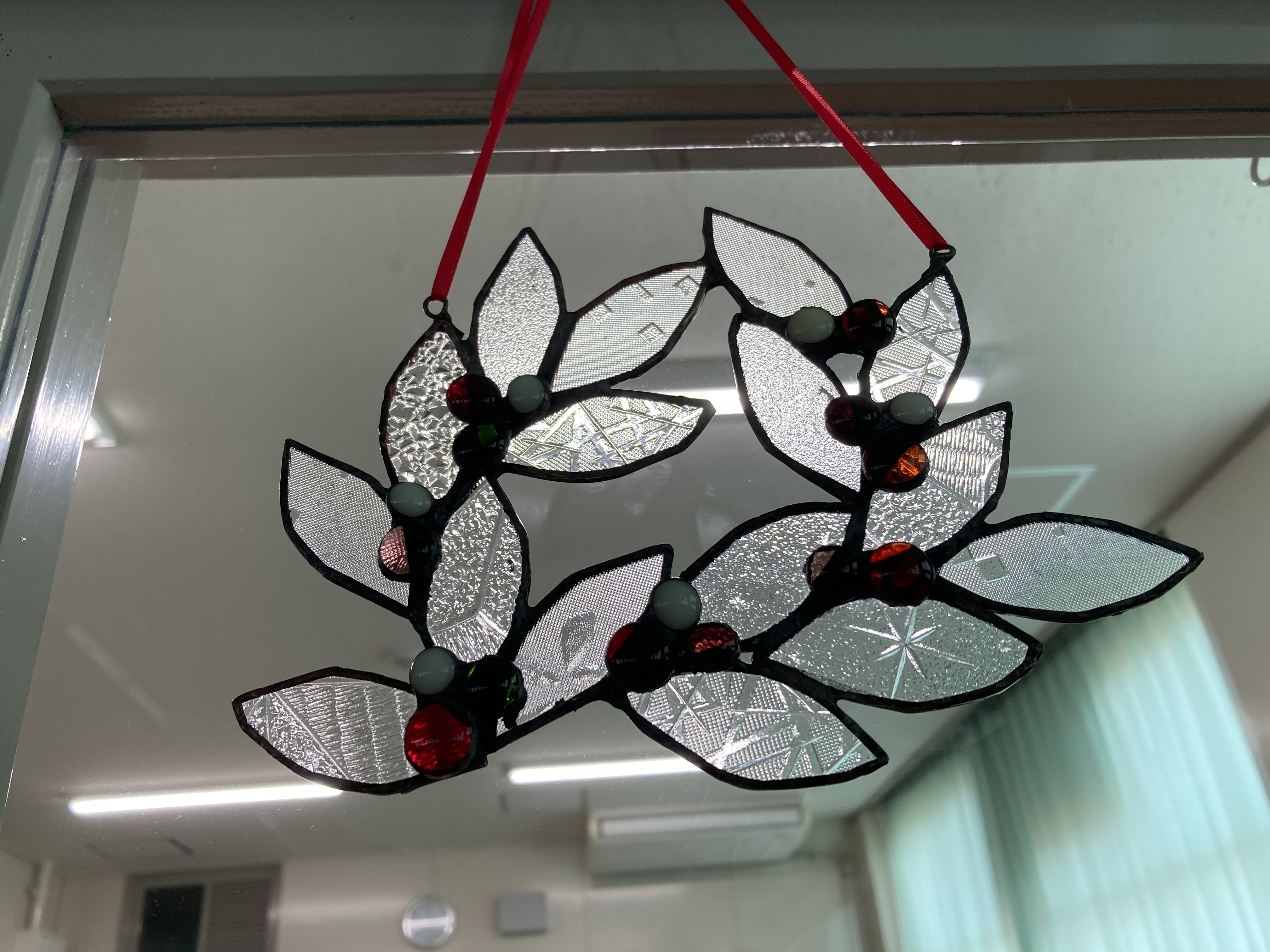 ステンドグラス クリスマスリース X'mas】ステンドグラス クリスマスリース | ann stained glass