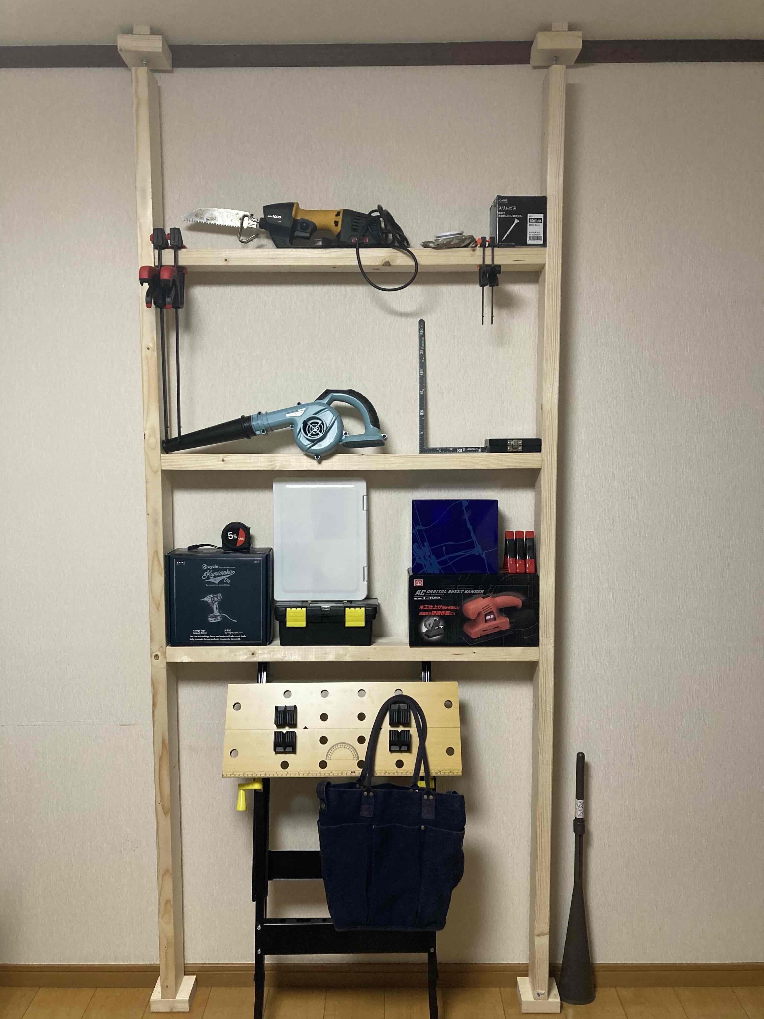DIY 壁面収納2  工具全部  おまとめ売り DIY 壁面収納2 工具全部 おまとめ売りの通販 by だーいし's shop