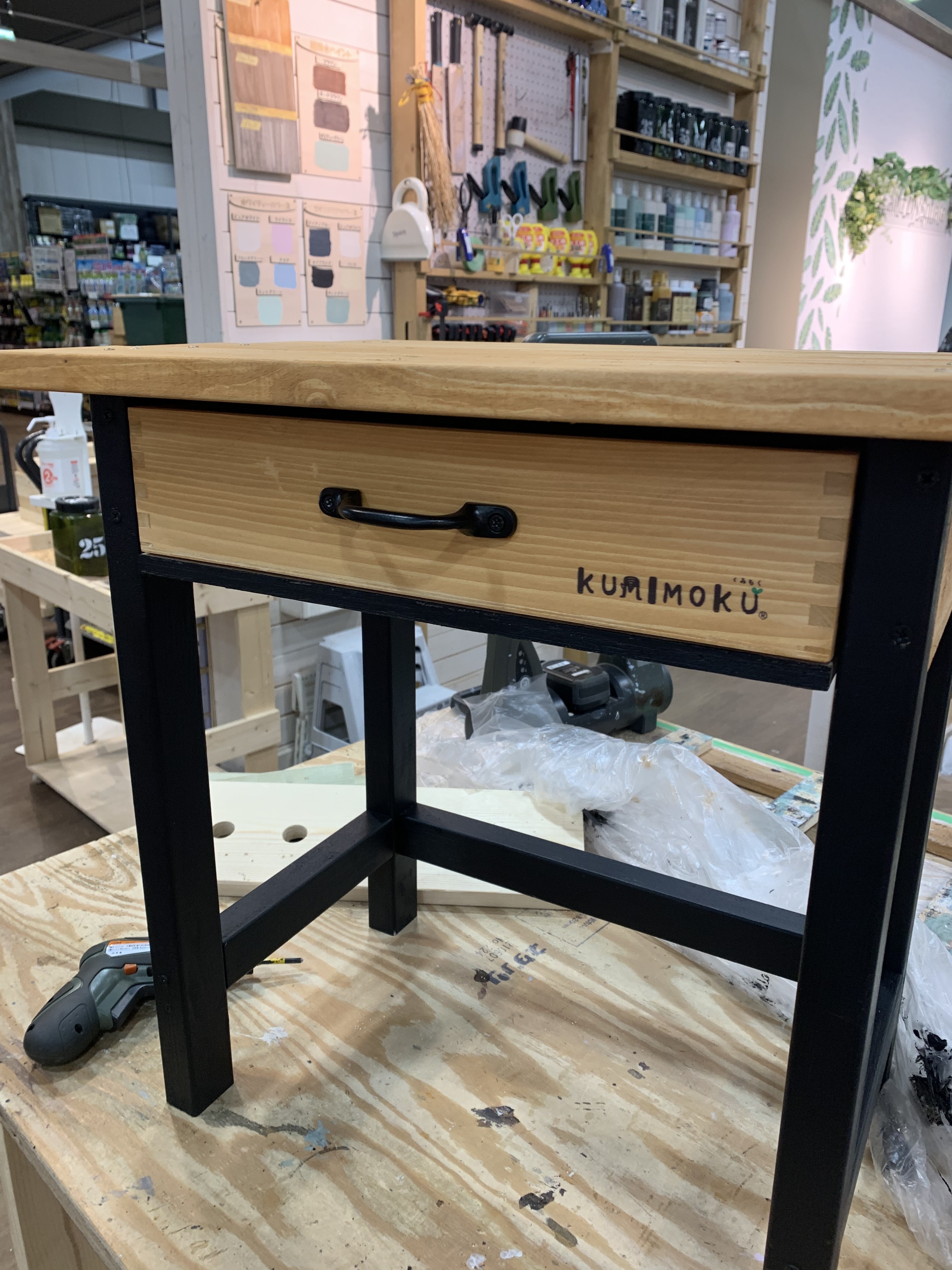 KOBEN サイドテーブル 引き出し付き KOBEN サイドテーブル 引き出し付き 【公式通販】