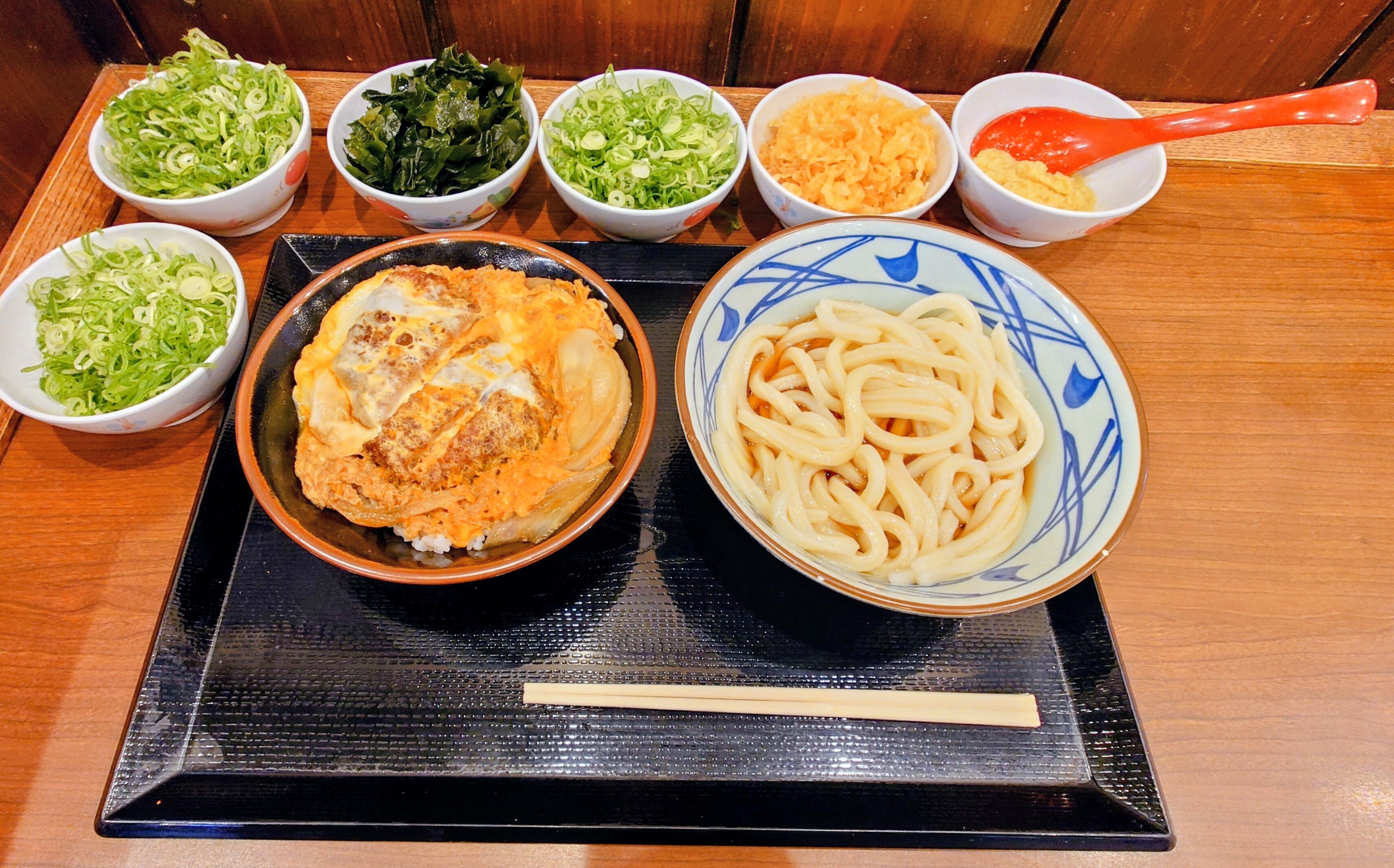 丸亀製麺 オリジナル並丼 2個セット カツ丼セット・冷ぶっかけうどん並食べました🥢 | 丸亀製麺Mochi-Mochi