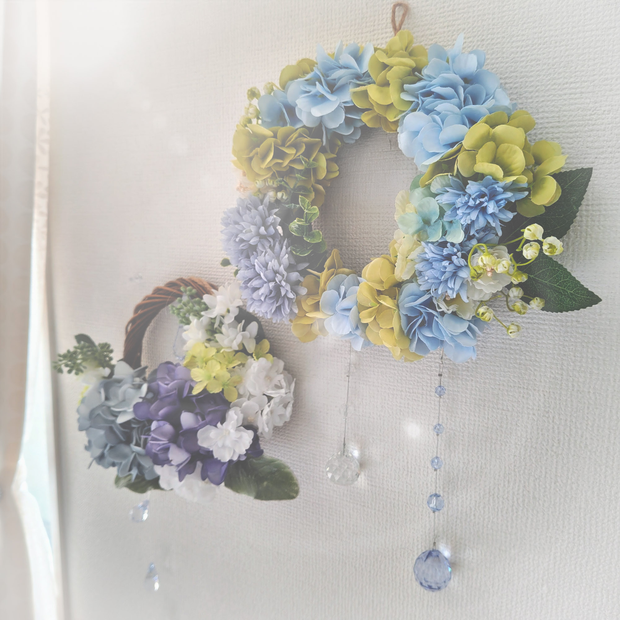 紫陽花のレインドロップリース💧 | CAINZ DIY Square