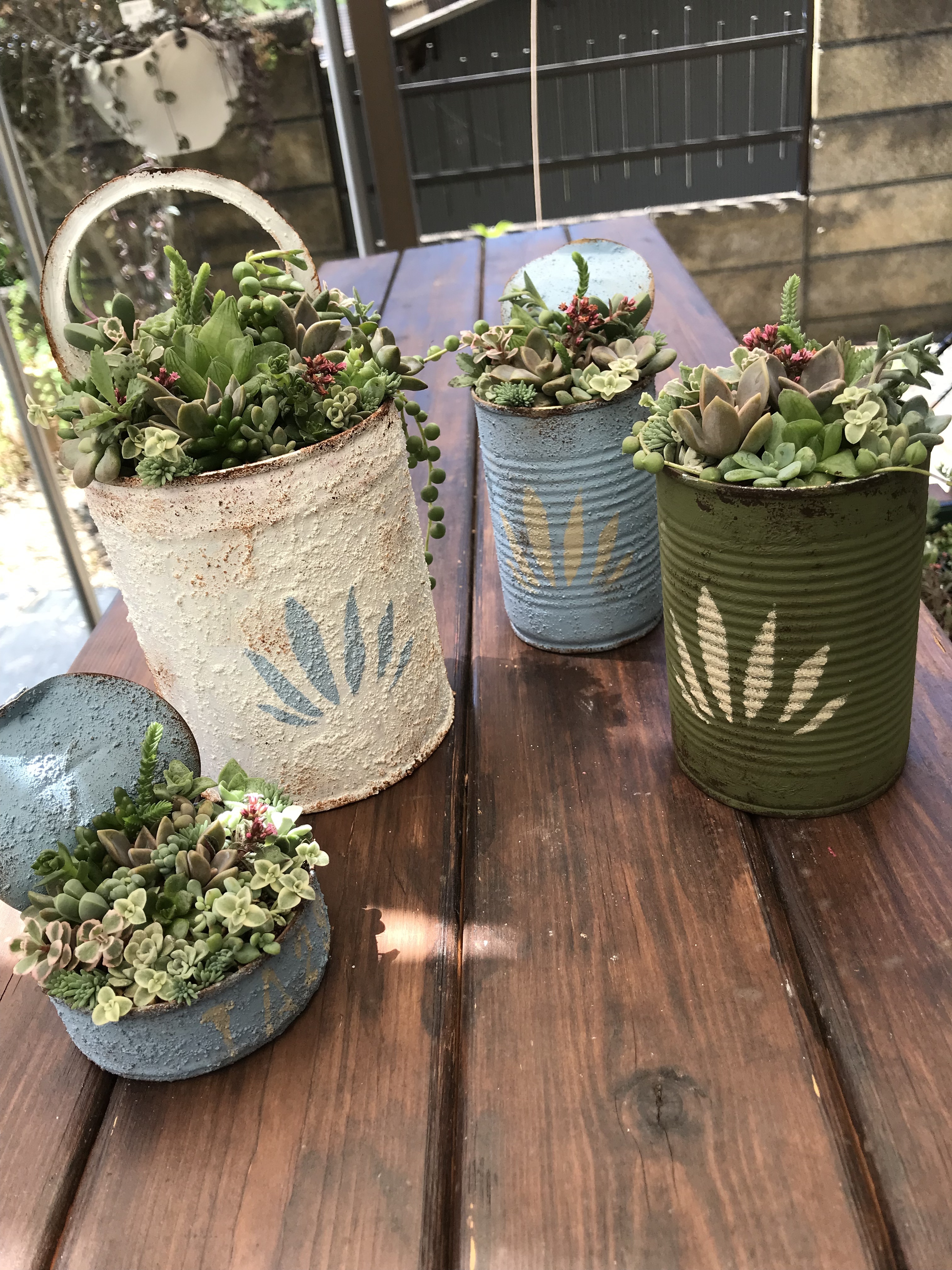 空き缶リメイクの多肉寄せ植え | CAINZ DIY Square