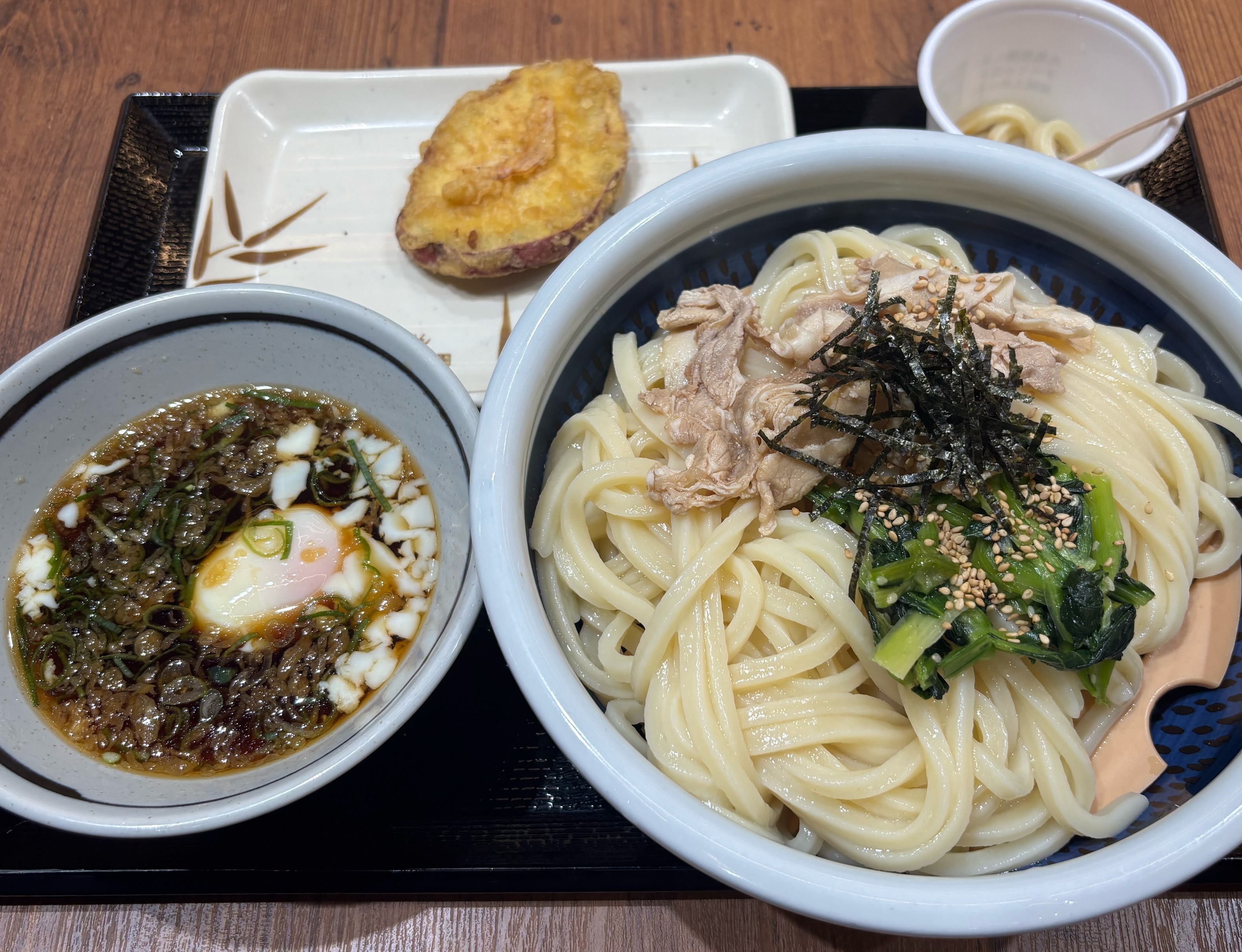 1口醤油うどん＆豚つけ汁うどん‼️ | 丸亀製麺Mochi-Mochiクラブ​