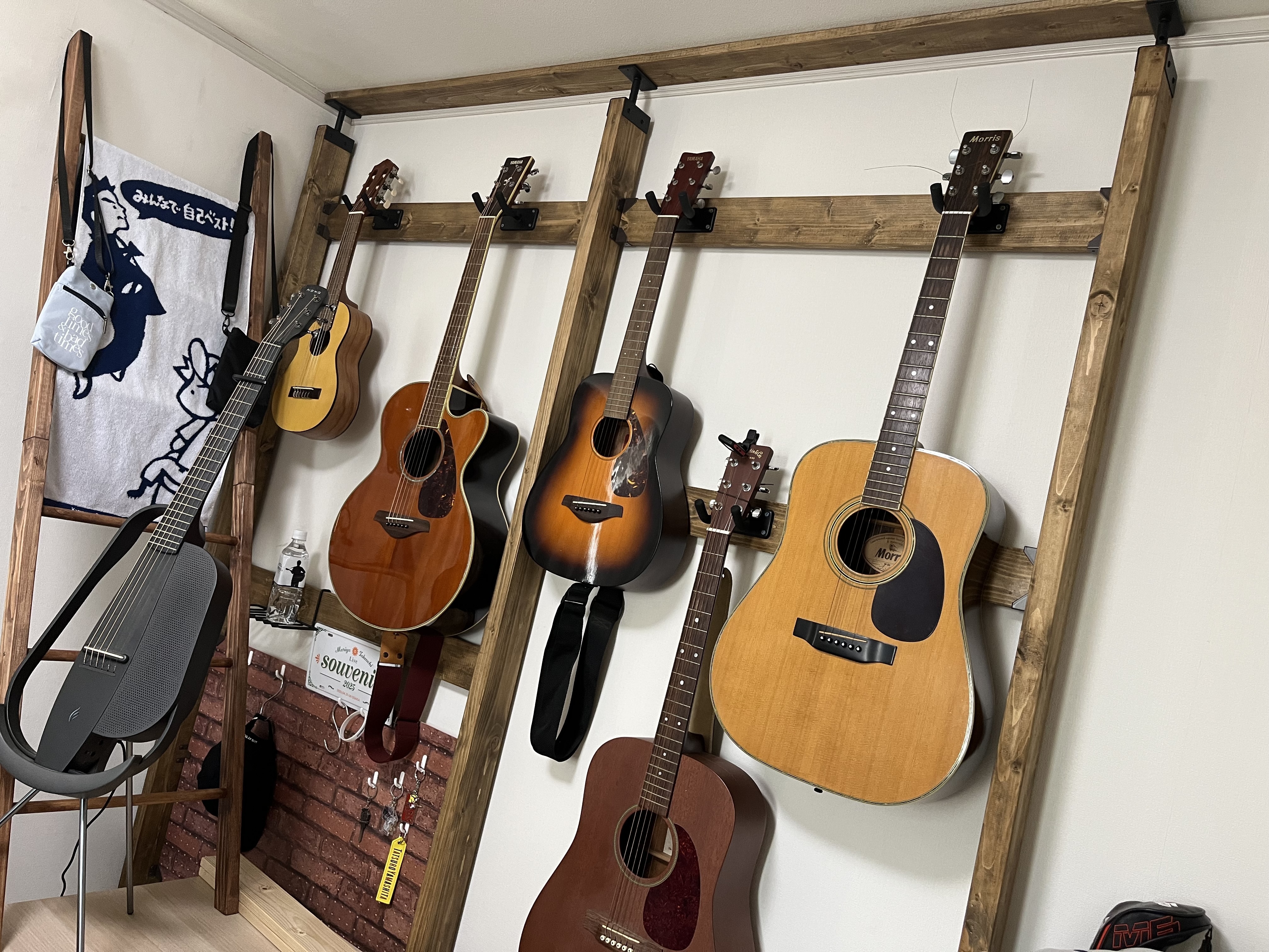 ギターリメイク　飾り棚 ギター棚セット ｜ギター・マガジン掲載記念！｜【ディアウォール公式