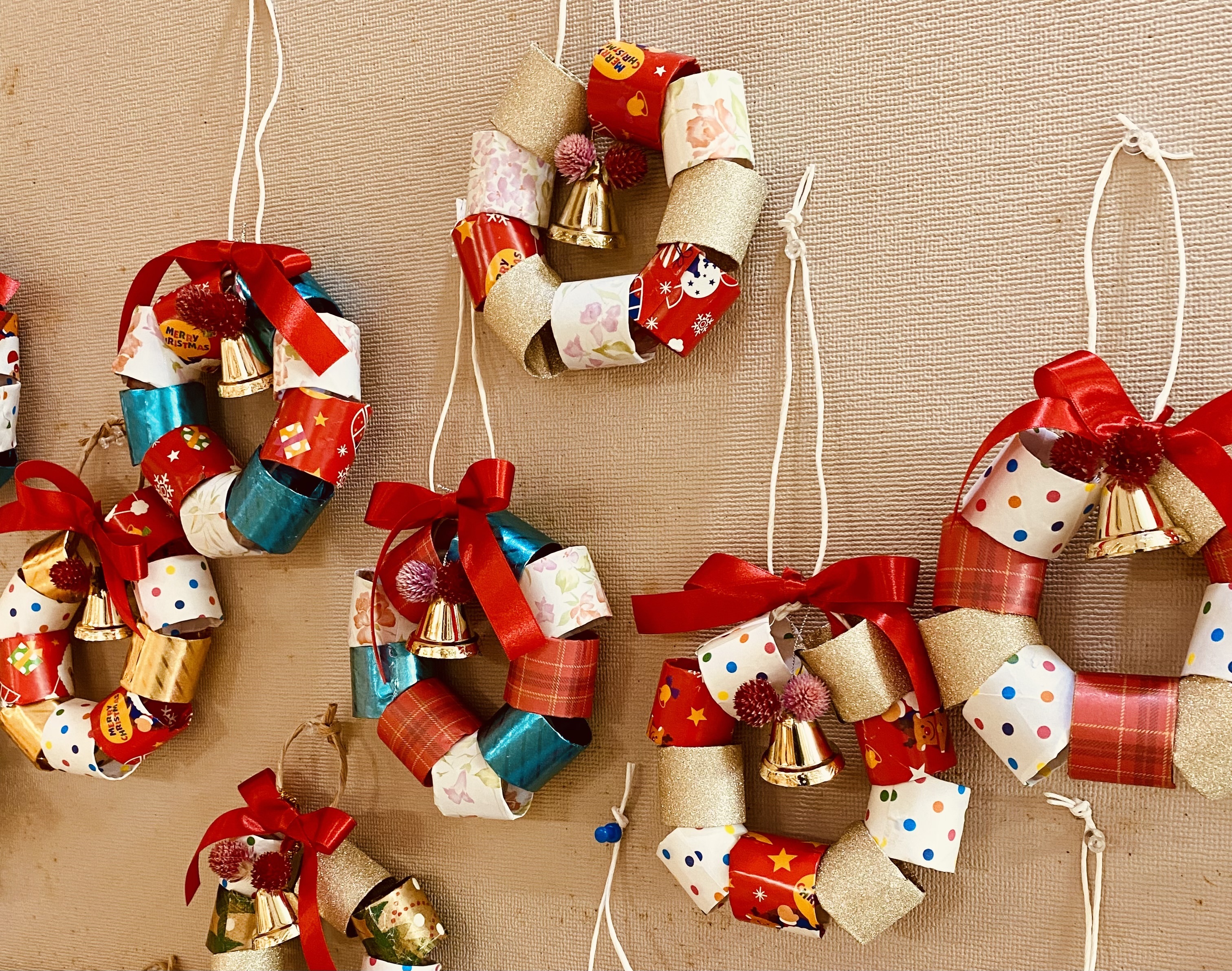 ハンドメイド　オーダー受付ページ　　♡クリスマスリース　インコ　パネル♡ ハンドメイド オーダー受付ページ クリスマスリース インコ