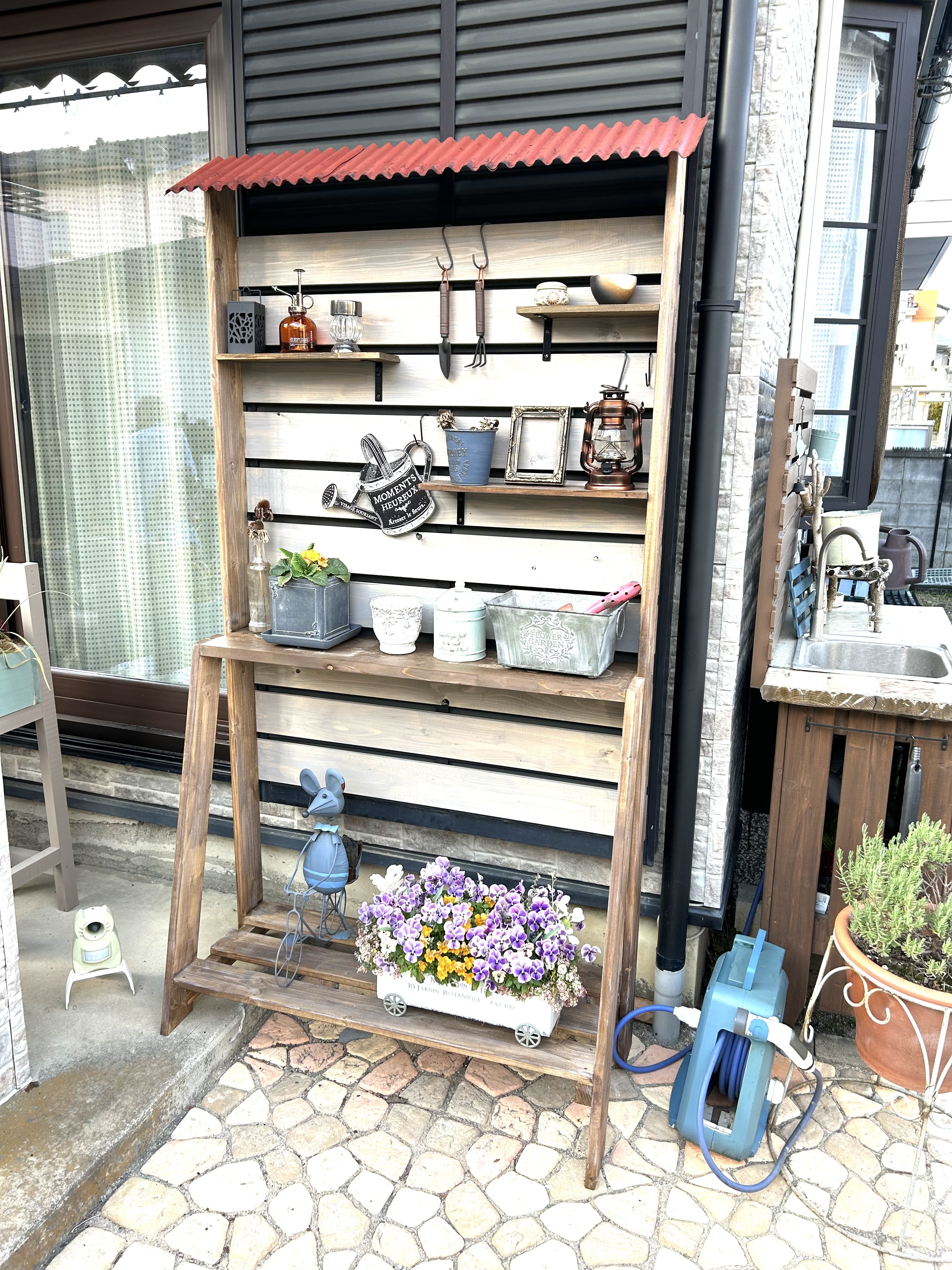 ガーデンシェルフ作りました✨ | CAINZ DIY Square