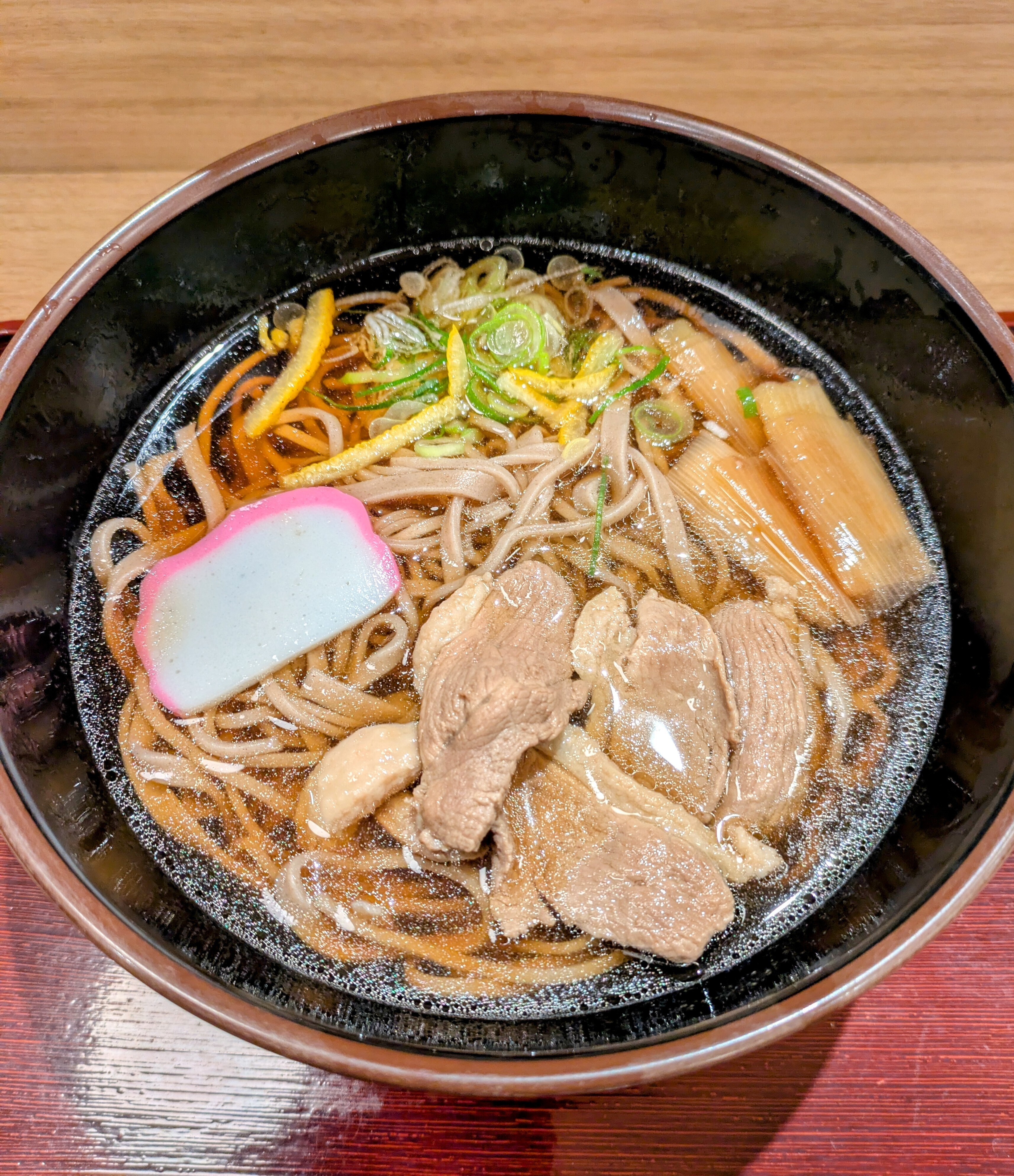 ゆず香る！鴨南蛮そば