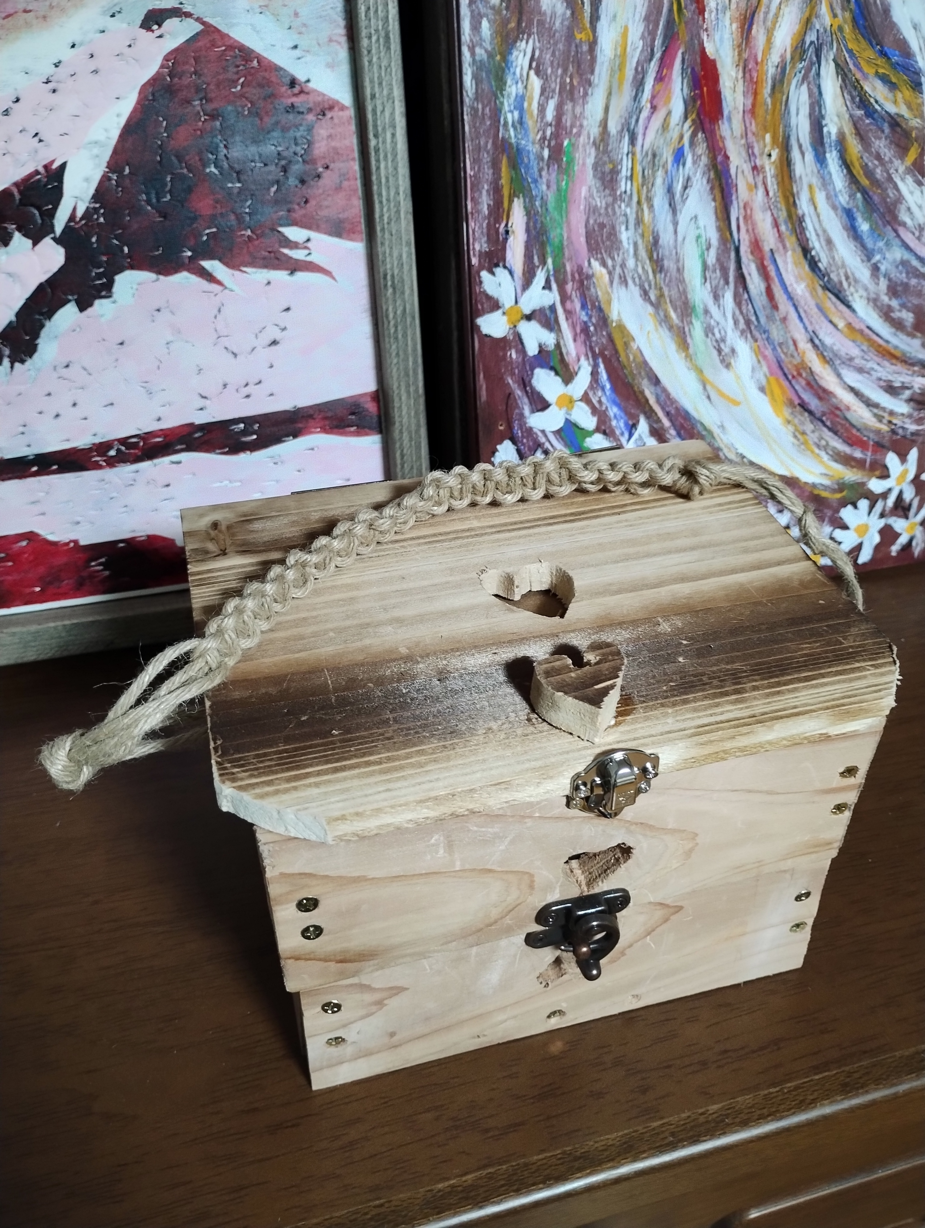 おかもち風のアンティーク小物入れ | CAINZ DIY Square