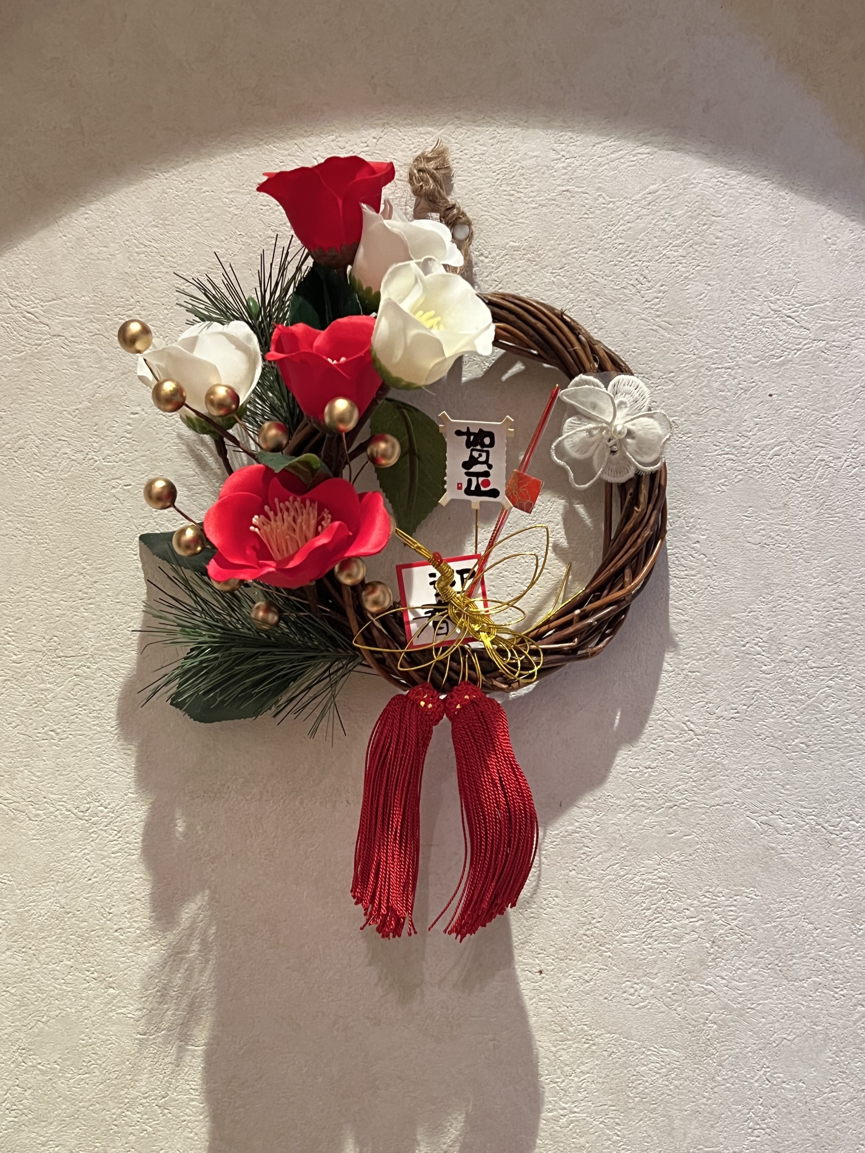 お正月飾り🎍椿🔴⚪️ | CAINZ DIY Square