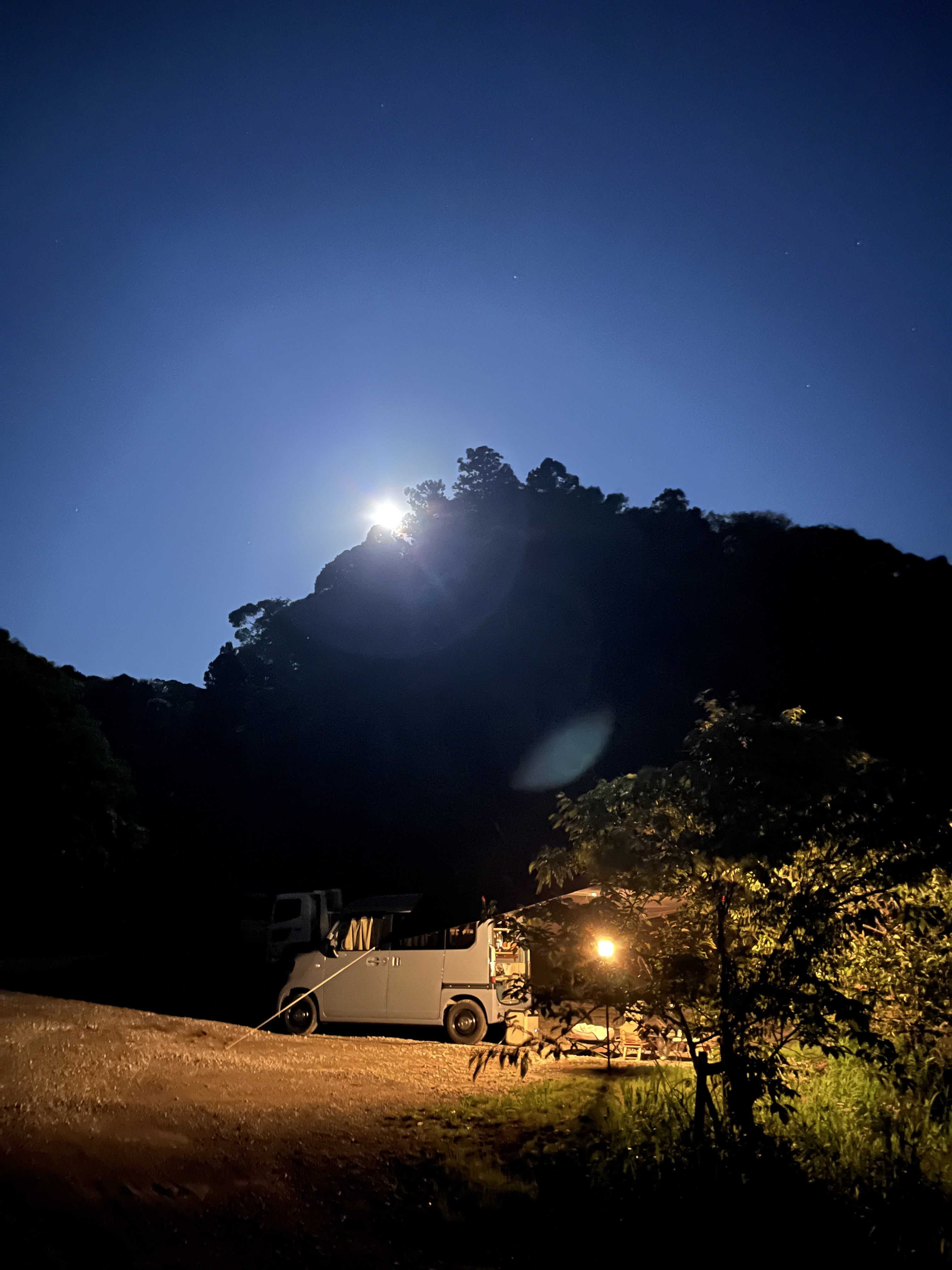 まさに月夜のキャンプ⛺️です | なっぷNOW-キャンプ・アウトドアコミュニティ