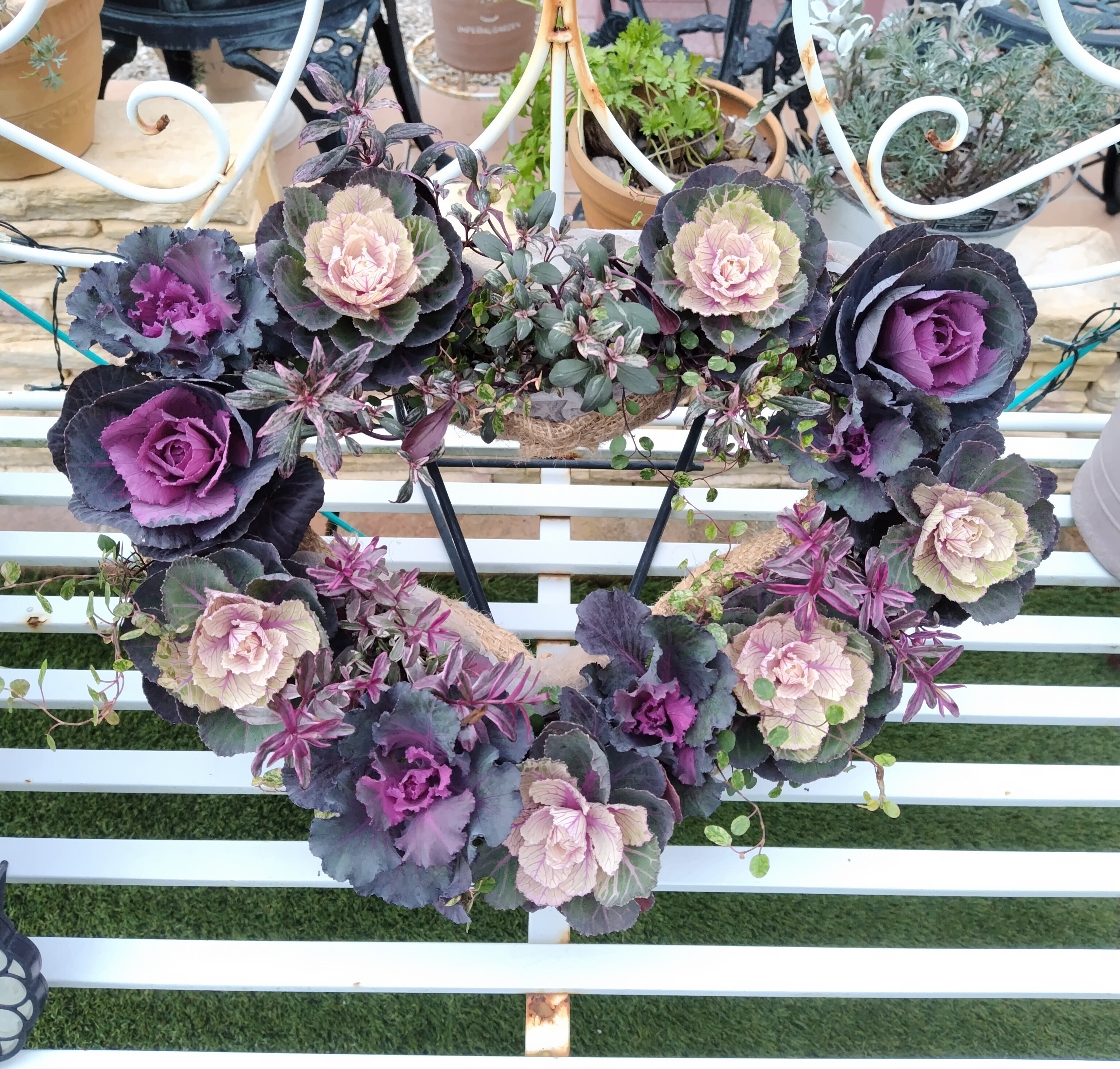 ハートリース X'masにオススメ 】 ハート型 ナチュラルリース M-10 Atelier E