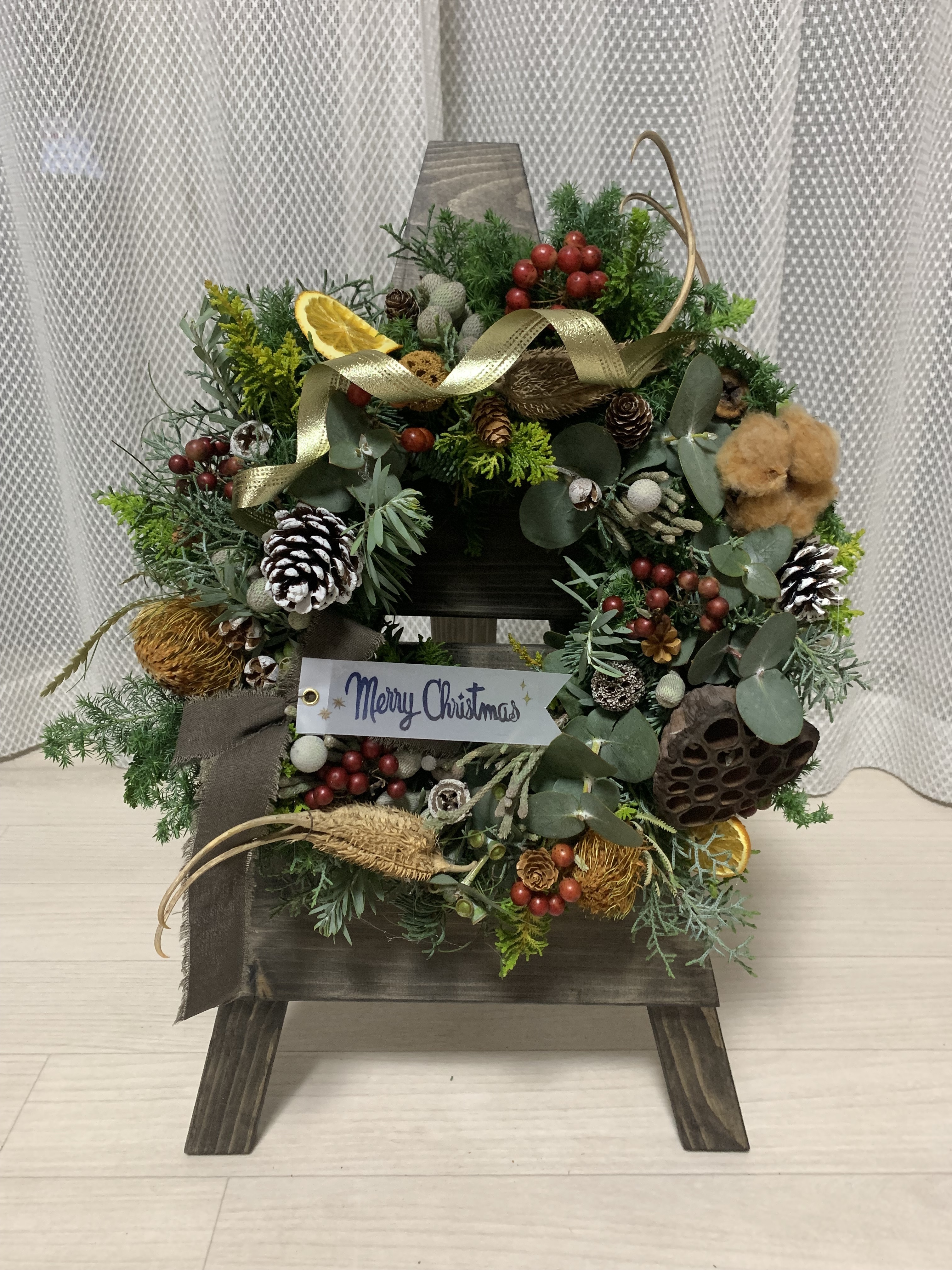 クリスマスリースを作った | CAINZ DIY Square