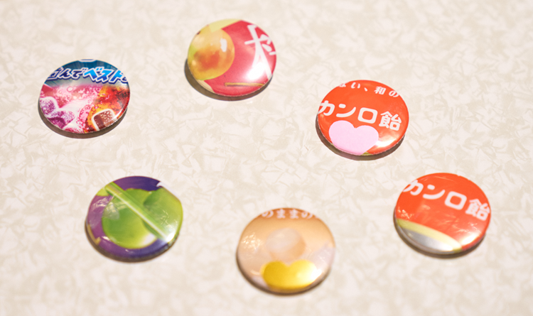 出来上がった缶バッジ