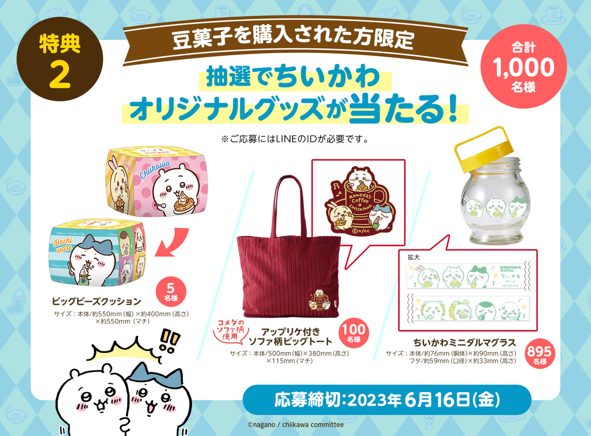 またコラボってコト!? ちいかわオリジナルデ | さんかく屋根の下