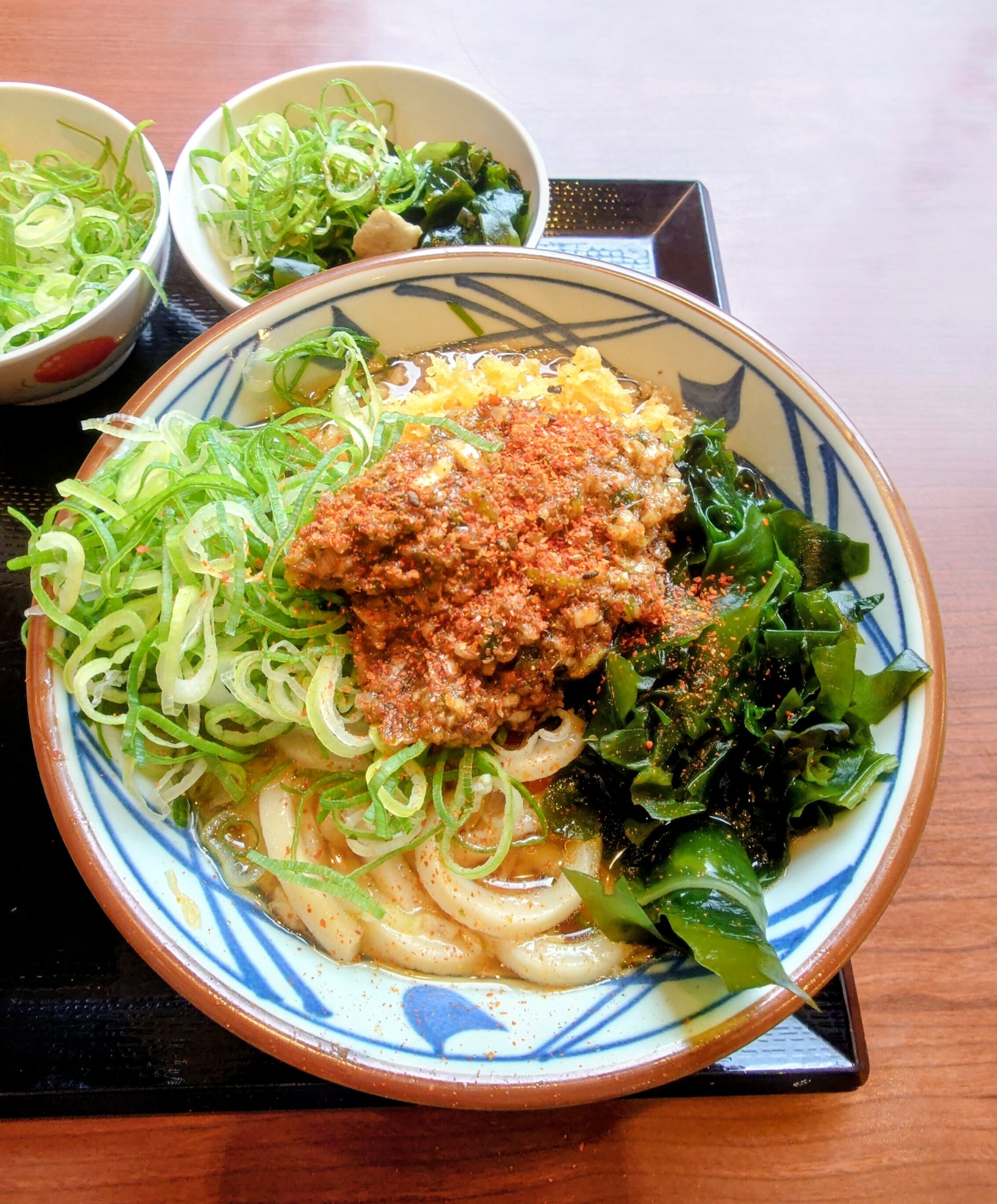 カツ丼冷ぶっかけうどん並セット注文しました🥢 | 丸亀製麺Mochi-Mochi