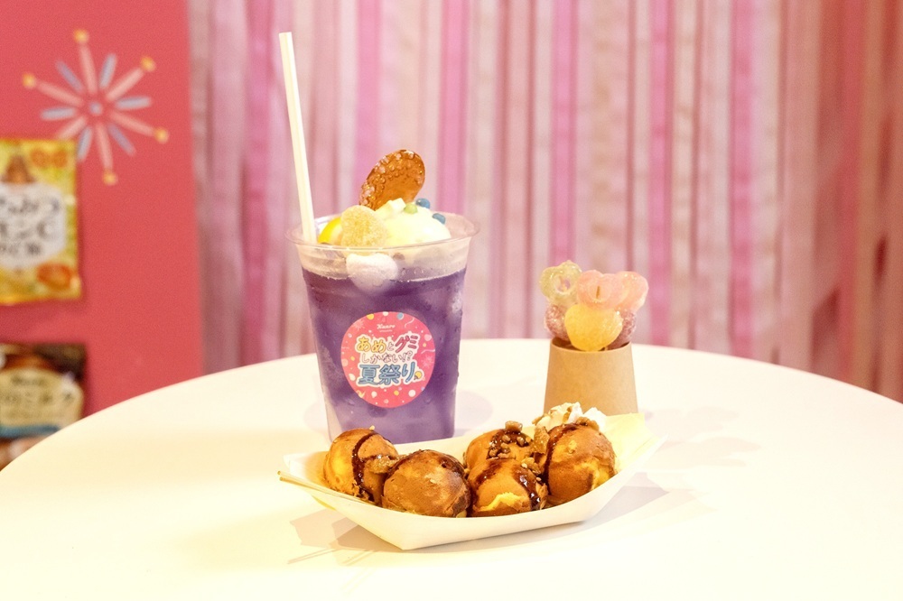 グミソーダ、ピュレグミタンフル、カンロたこ焼き