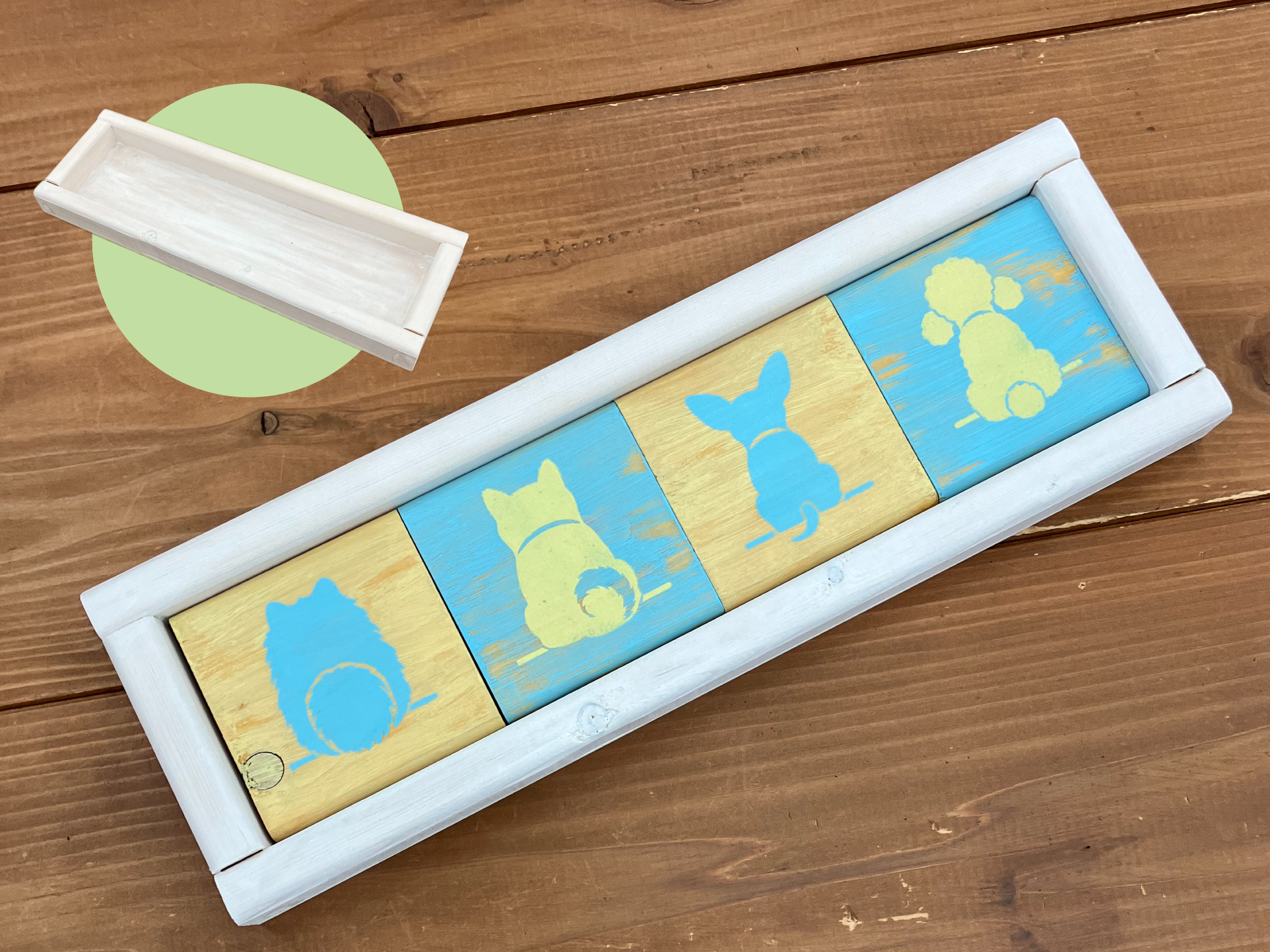 わんちゃんデザインのステンシルコースター | CAINZ DIY Square