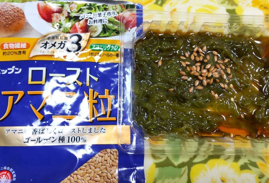 アマニ粒 めかぶ 20240821.JPG