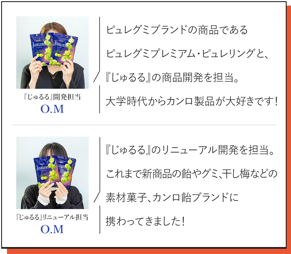 開発担当O.Mとリニューアル担当O.Mの自己紹介