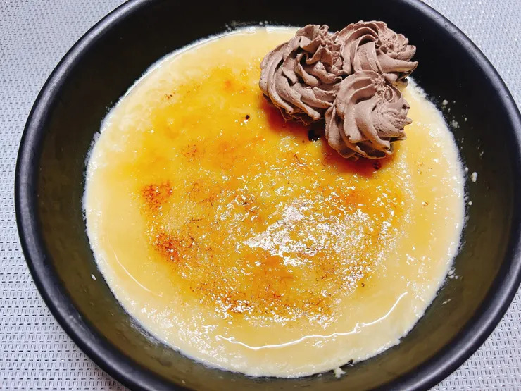 ブリュレ風チーズプリン