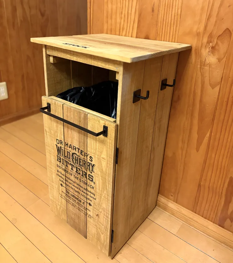 ゴミ箱DIYその⑧やっと完成‼️