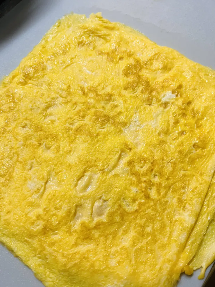 薄焼き玉子の破れない作り方