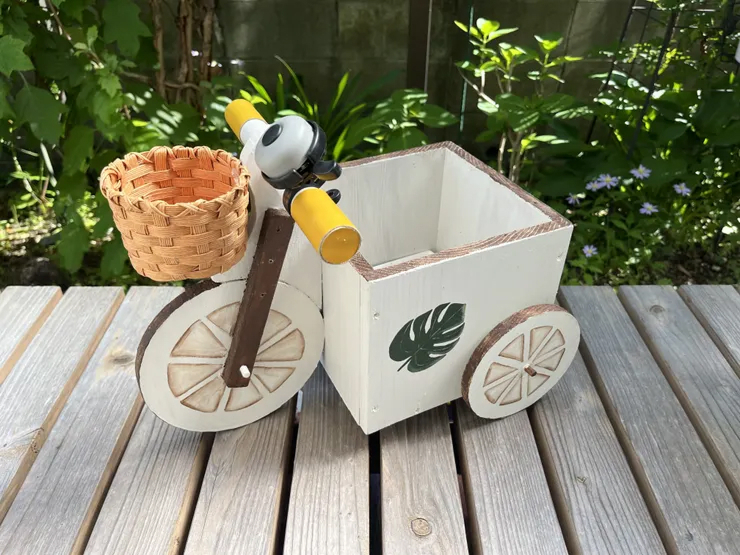 三輪車プランター リメイク