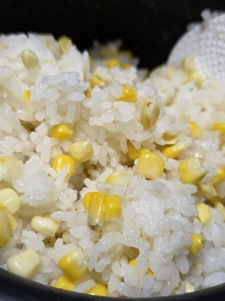 とうもろこしご飯🌽
