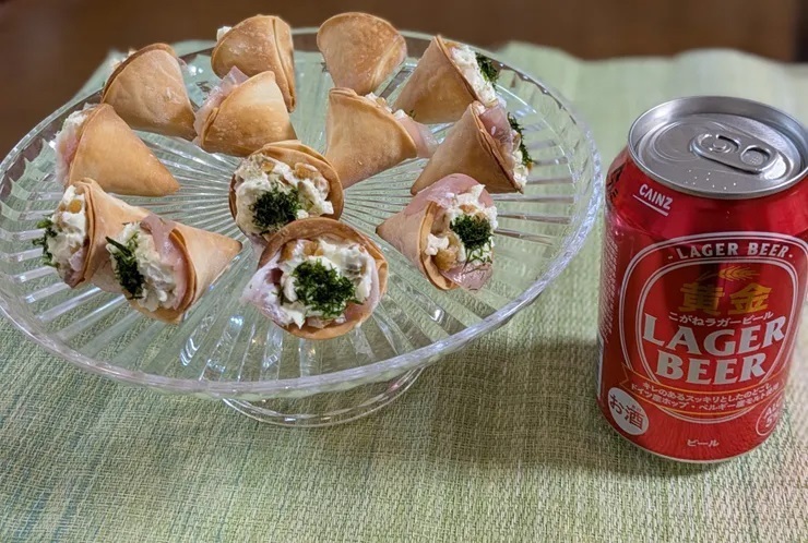 スイートピーナッツでとんがりおつまみ